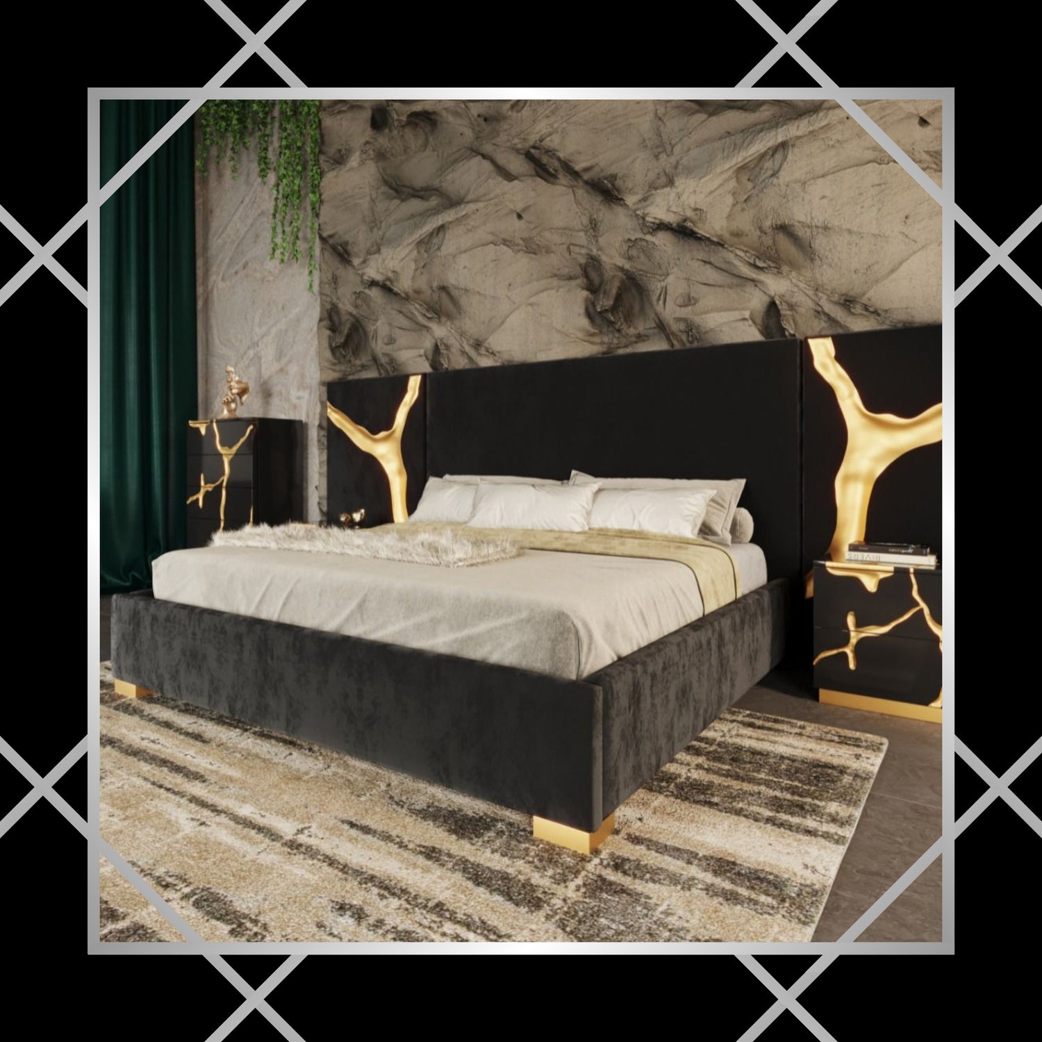 Bedroom Furniture:  From cozy beds and chic nightstands to spacious dressers, our selection offers everything you need to create a tranquil haven for rest and relaxation. 