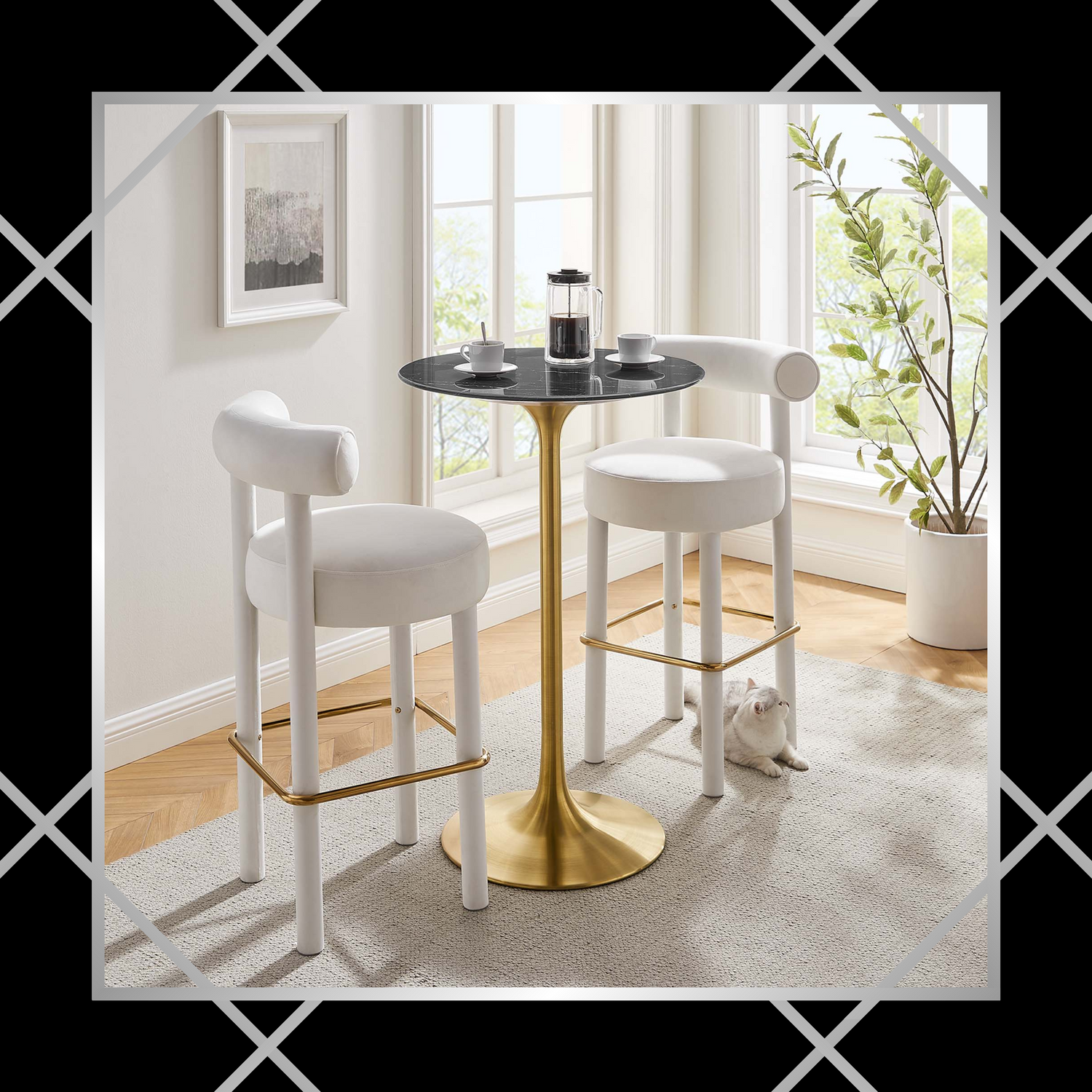 Bar Tables: Perfect for creating a dedicated space for socializing and enjoying drinks, our Bar Tables come in a variety of sizes, styles, and materials to suit your taste and decor.