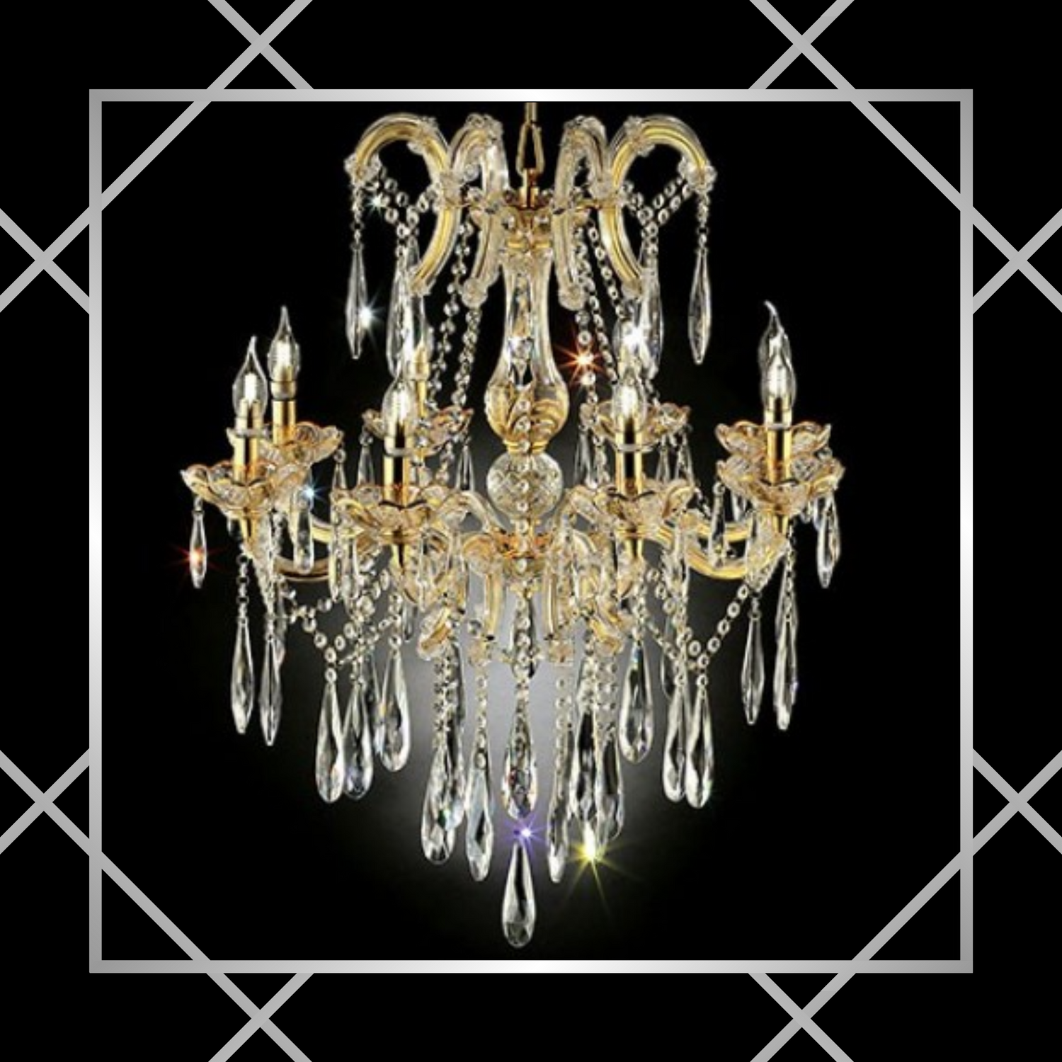 Chandeliers: Add a touch of glamour and elegance to your home with our selection of exquisite Chandeliers. Our Chandeliers offer a stunning centerpiece for your dining room, foyer, or bedroom, combining artistry and illumination.