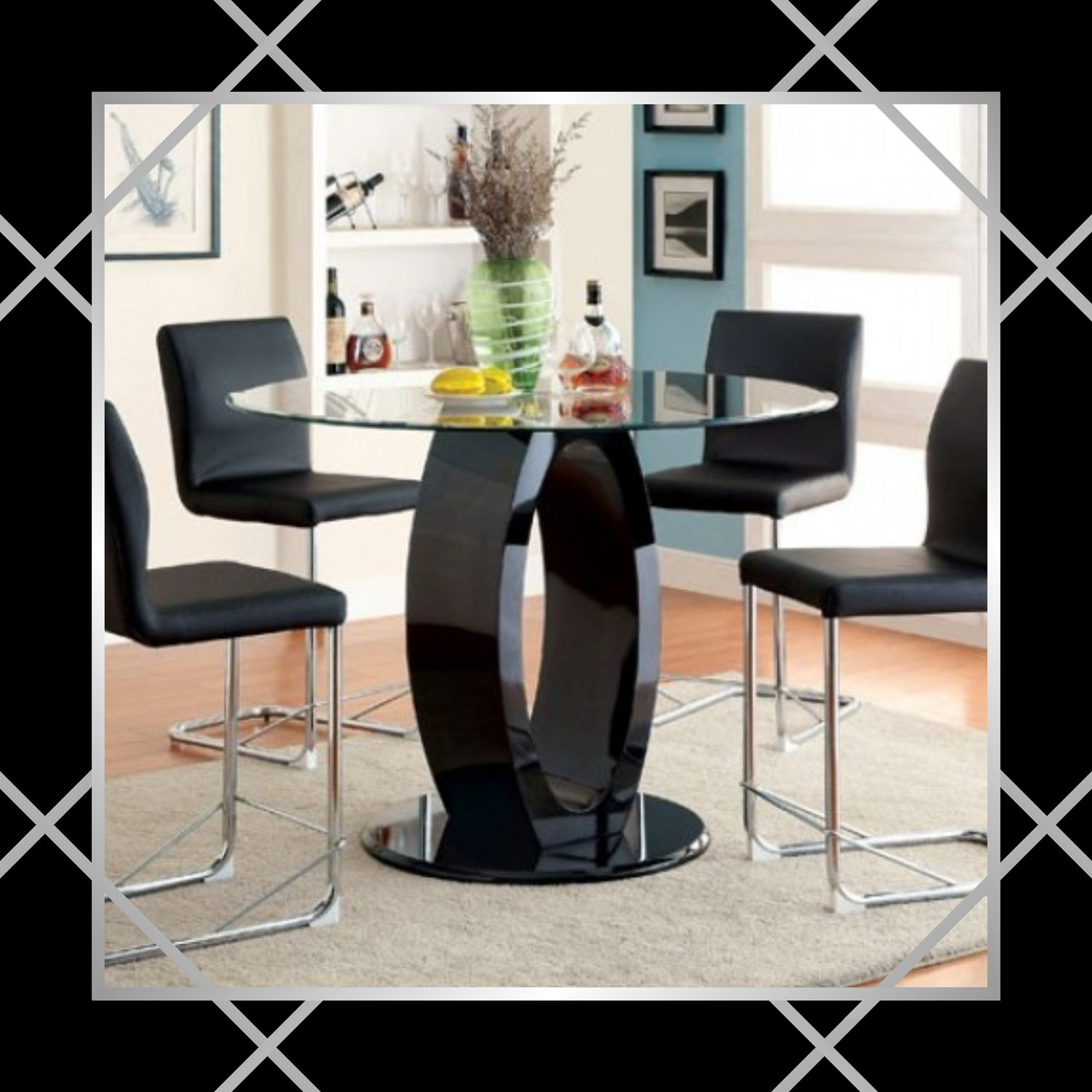 Counter Tables: Elevate your dining experience with our modern selection of Counter Tables. These taller tables provide a contemporary alternative to traditional dining when paired with counter-height chairs or stools.