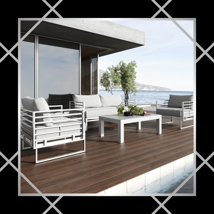 Outdoor Furniture: Our assortment offers a variety of elegant and durable pieces, including seating, dining sets, and lounge furniture, perfect for relaxing or entertaining.