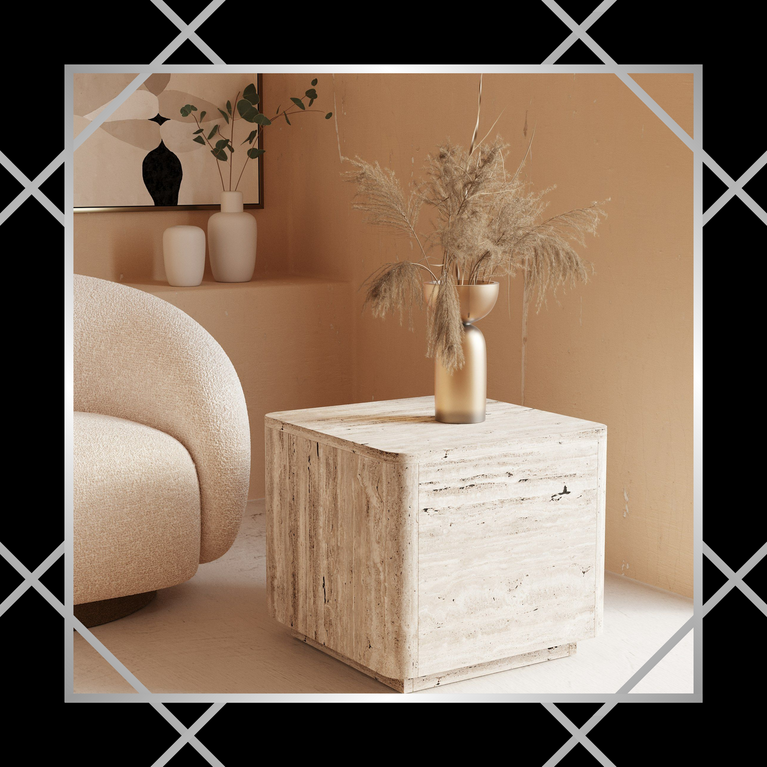 Side and End Tables: These essential surfaces offer a practical solution for setting drinks, displaying decorative items, or storing living room essentials, all while adding a touch of style to your space.