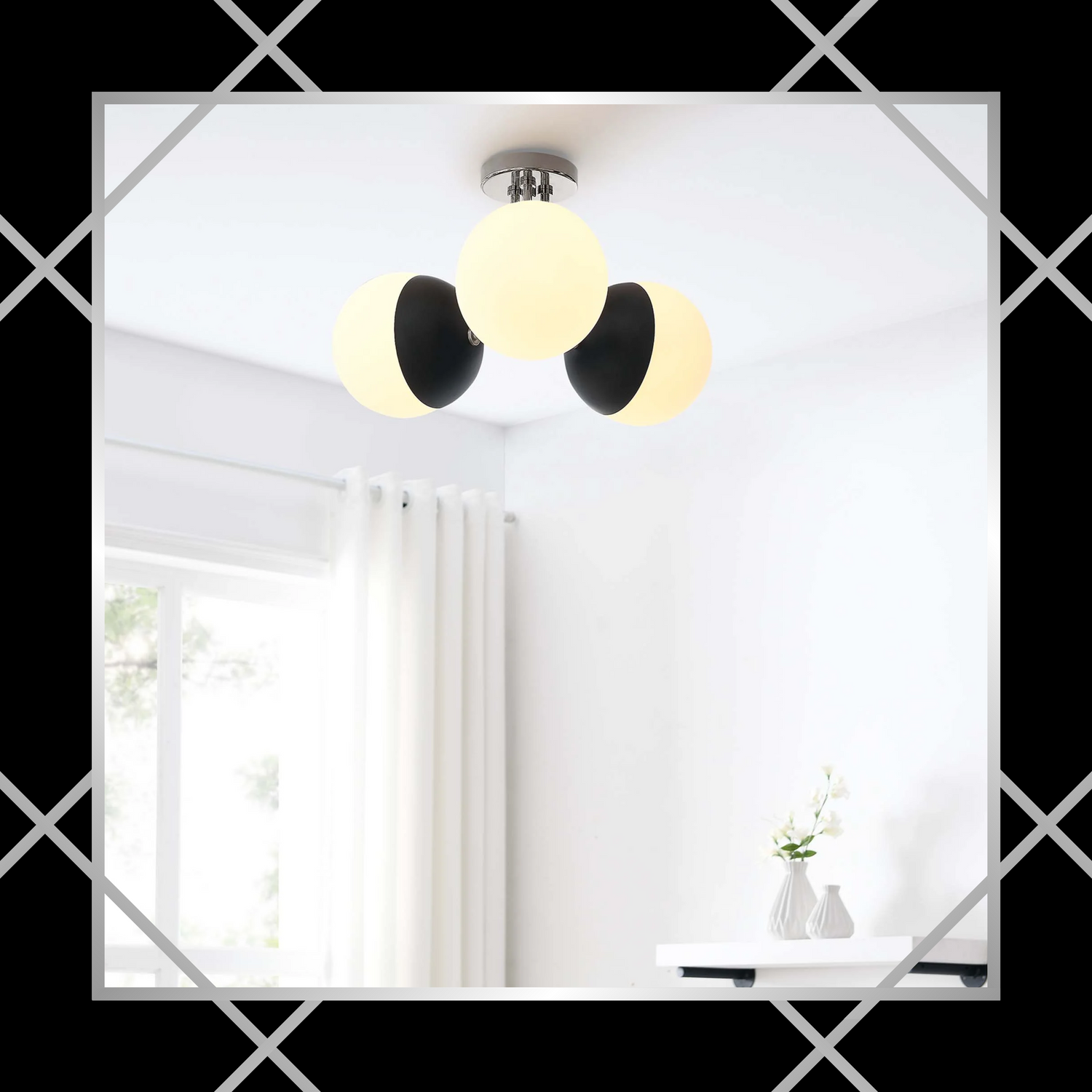 Flush and Semi-Flush Ceiling Lights: Designed to provide ambient lighting while maintaining a low profile, these fixtures are perfect for rooms with lower ceilings or a subtle, sophisticated ambiance.