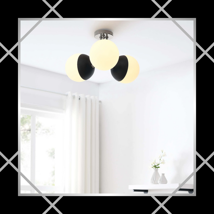 Flush and Semi-Flush Ceiling Lights: Designed to provide ambient lighting while maintaining a low profile, these fixtures are perfect for rooms with lower ceilings or a subtle, sophisticated ambiance.