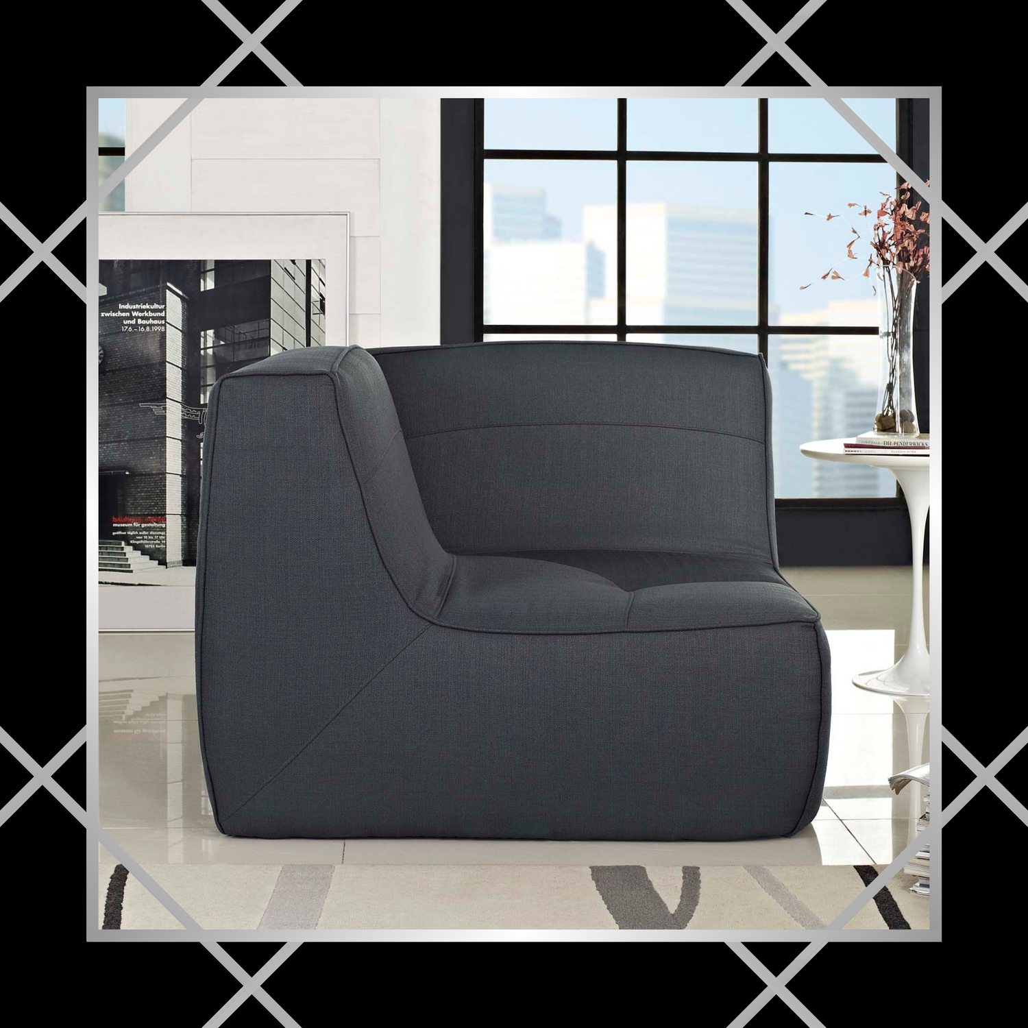 Modular Sectional Components: Create a personalized sectional with our versatile collection of modular components. Choose from a wide range of options, including corner units, armless chairs, chaise lounges, and ottomans.