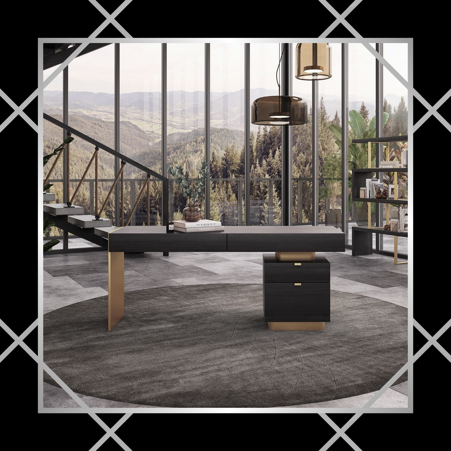 Desks: Create a productive workspace with our selection of functional and stylish Desks. Choose from a variety of sizes, materials, and styles to find the perfect fit for your home office.