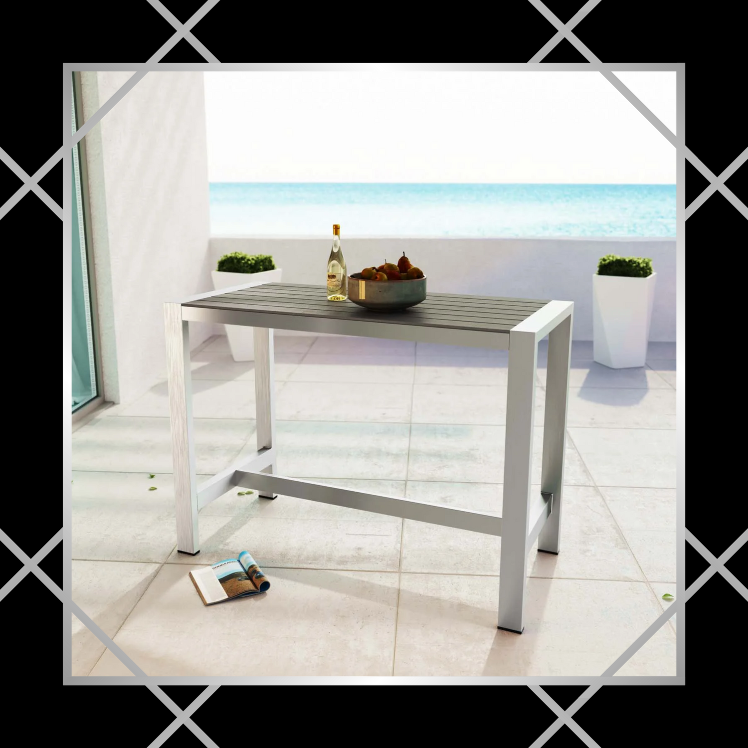 Outdoor Bar and Counter Tables: Perfect for your patio, deck, or poolside area, our durable and versatile tables provide ideal surfaces for dining, drinks, and socializing.