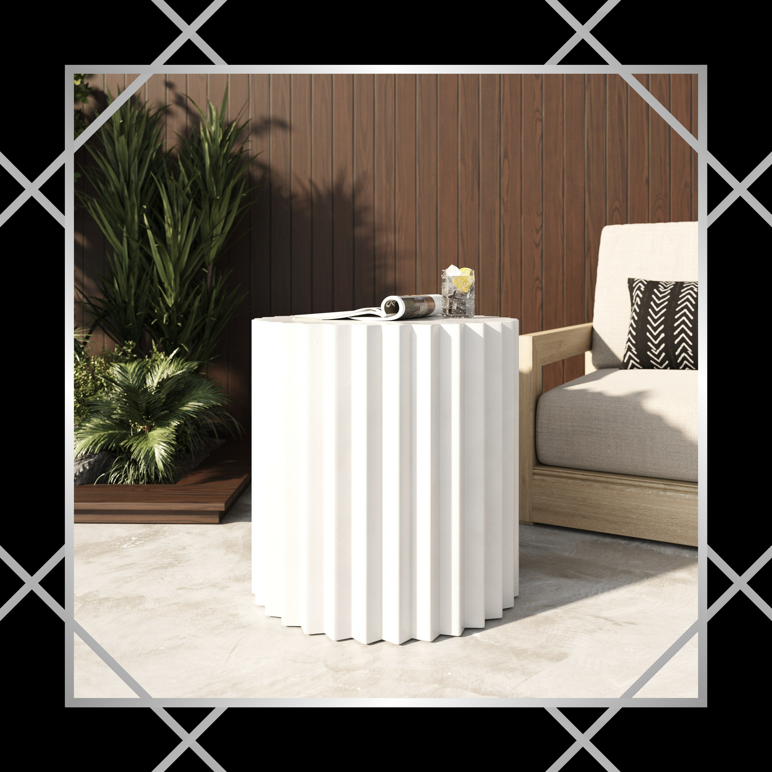Outdoor Side and End Tables: Enhance your outdoor living space with our selection of stylish and functional Outdoor Side and End Tables. These versatile tables provide the perfect accent to your patio or deck!
