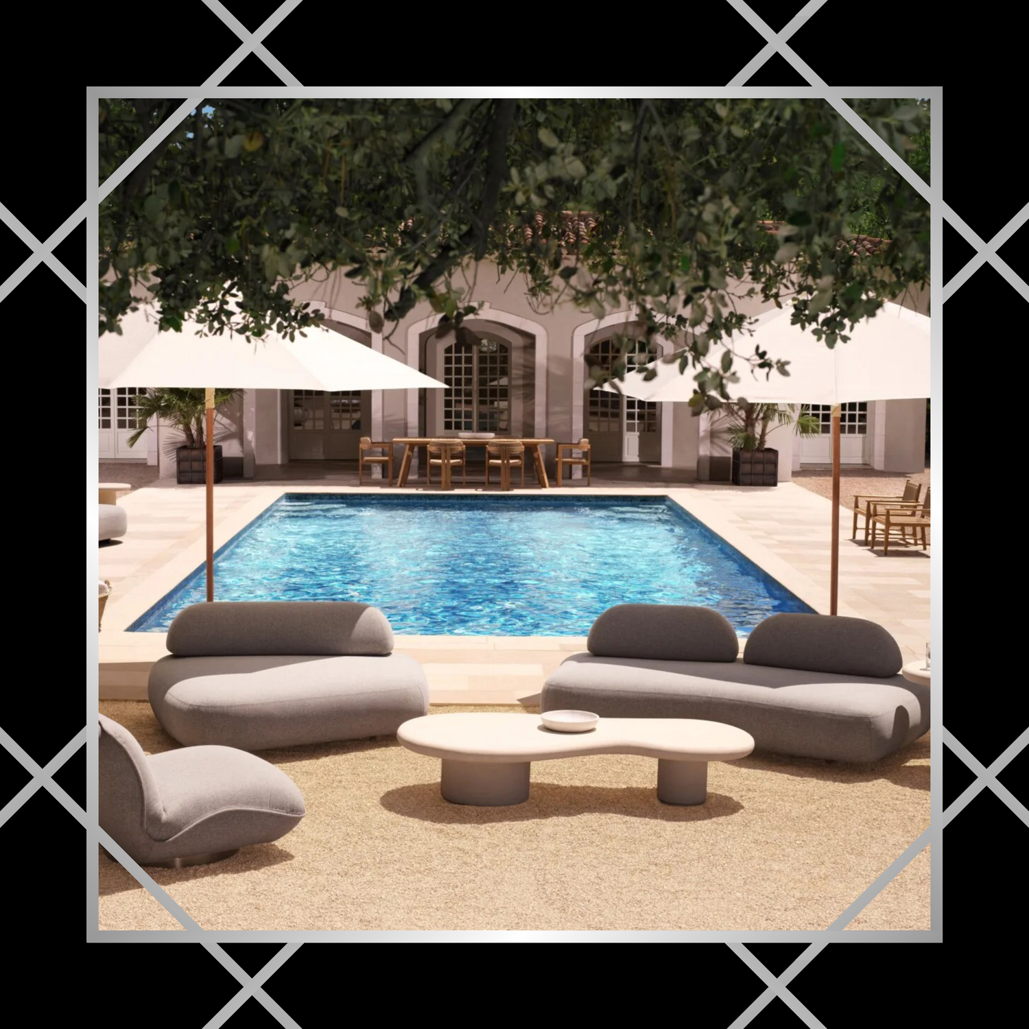 Outdoor Sofas and Loveseats:  These versatile seating options offer spacious and cozy seating for your patio, deck, or poolside area, allowing you to enjoy the outdoors in ultimate relaxation.