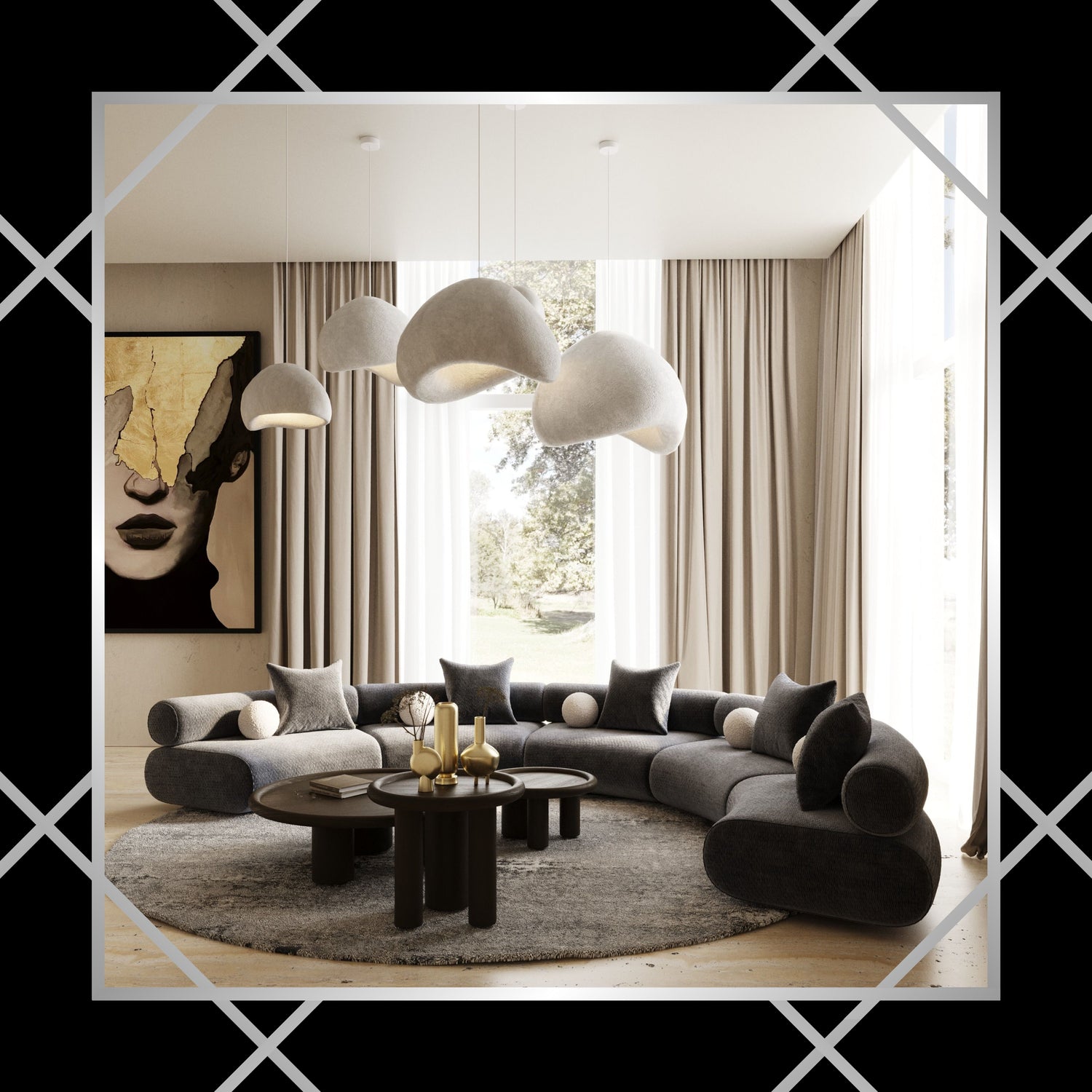 Living Room Furniture: Create a chic and inviting atmosphere with our curated selection of Living Room Furniture. Transform your space with modern sofas, accent chairs, and coffee tables that showcase contemporary design and exceptional craftsmanship.