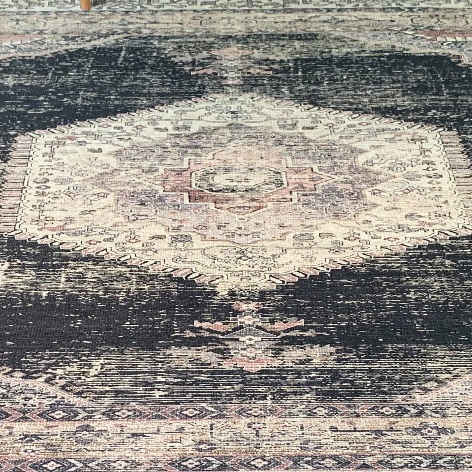 Elevate Persianesque IV Area Rug, Black