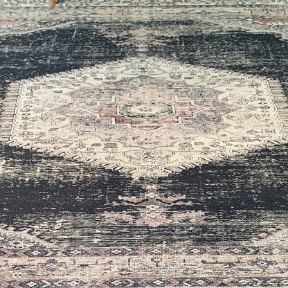 Elevate Persianesque IV Area Rug, Black