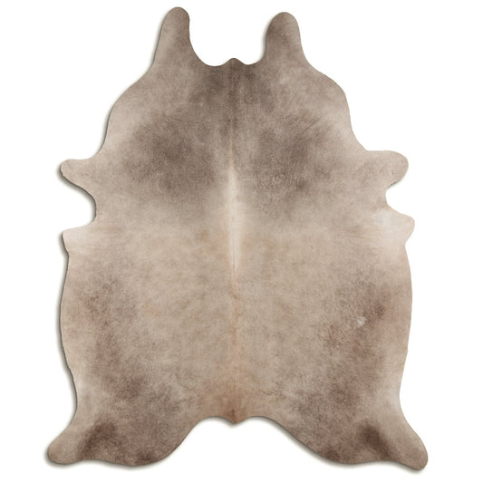 Authentic Leather Hides, Cowhide Area Rug, Light Champagne