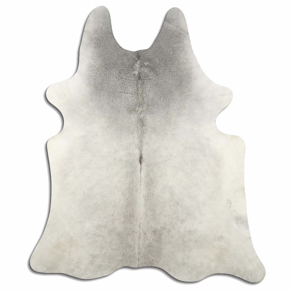 Authentic Leather Hides, Cowhide Area Rug, Gray