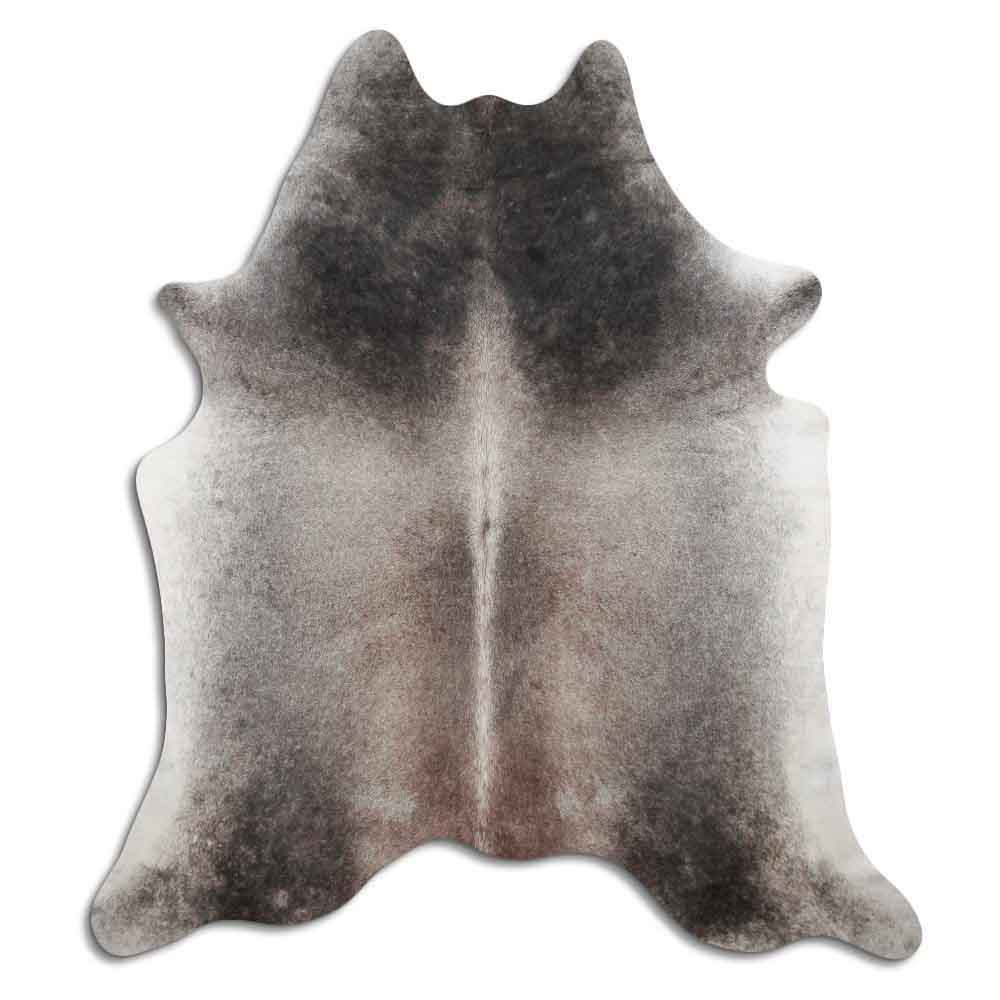 Authentic Leather Hides, Cowhide Area Rug, Gray