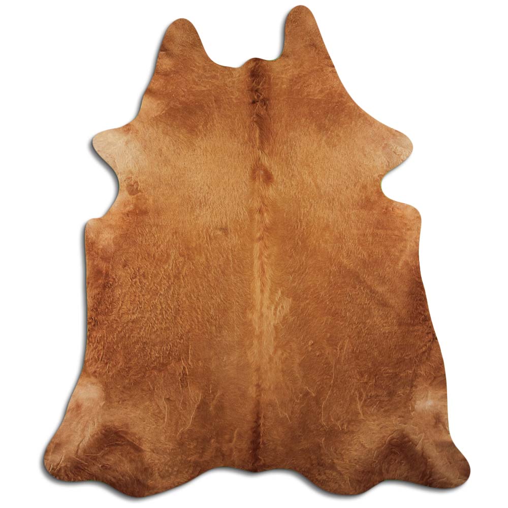 Authentic Leather Hides, Cowhide Area Rug, Caramel
