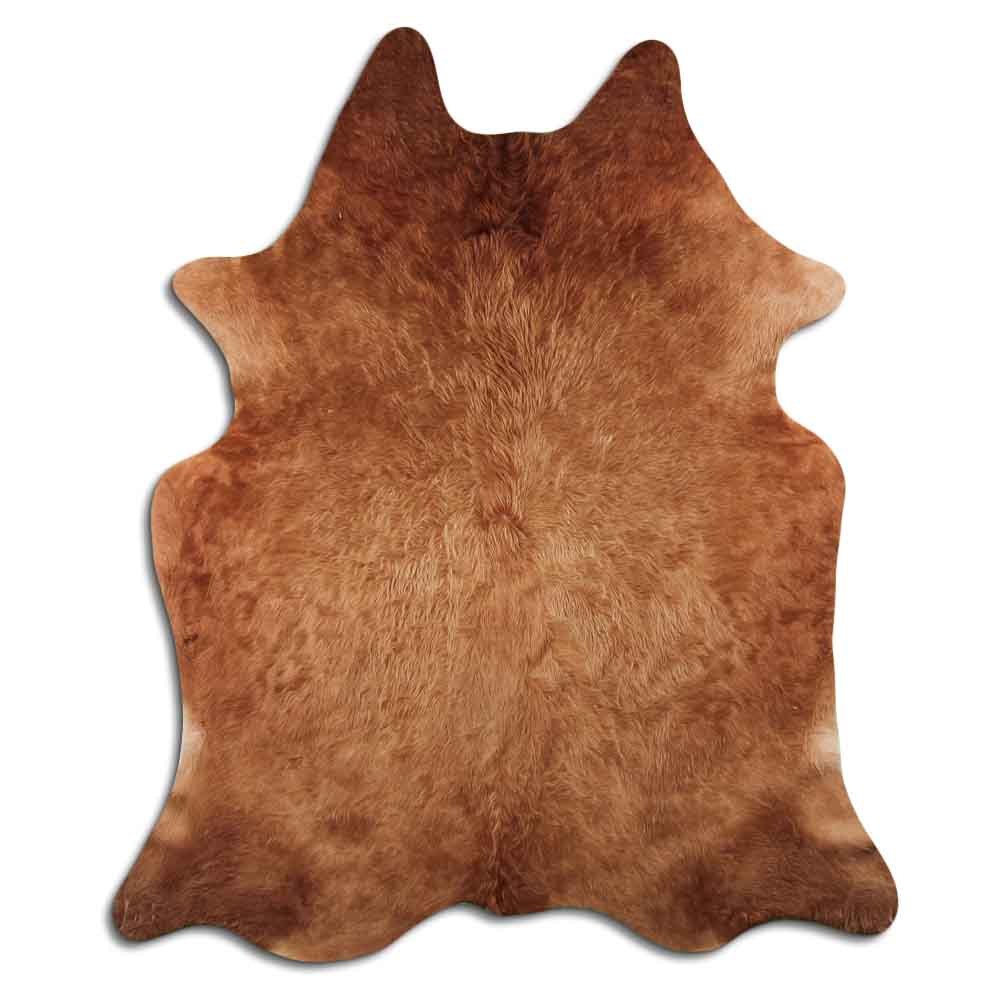 Authentic Leather Hides, Cowhide Area Rug, Caramel