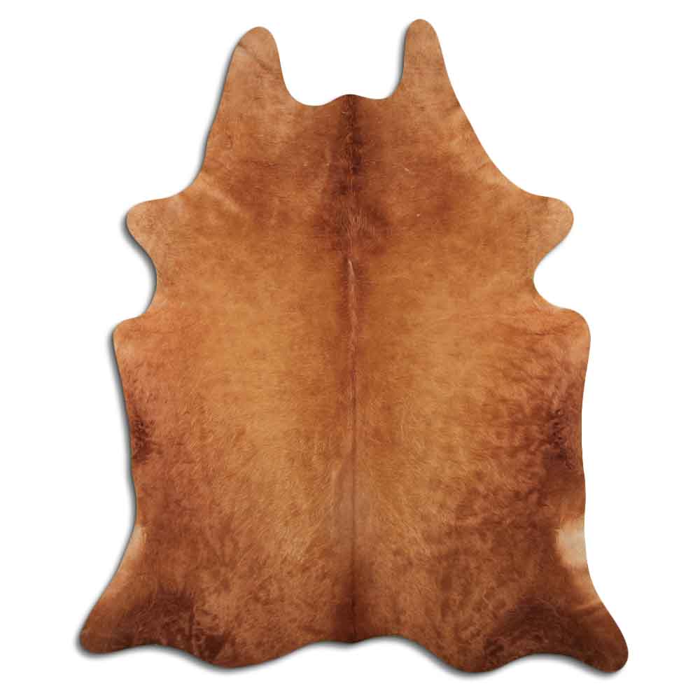 Authentic Leather Hides, Cowhide Area Rug, Caramel