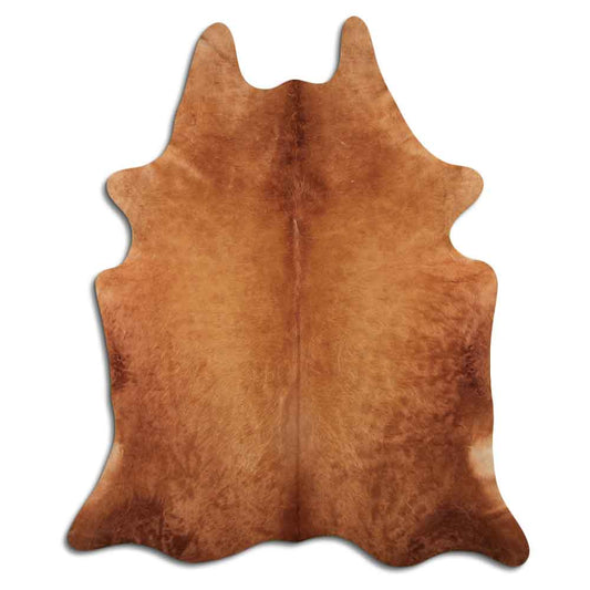 Authentic Leather Hides, Cowhide Area Rug, Caramel