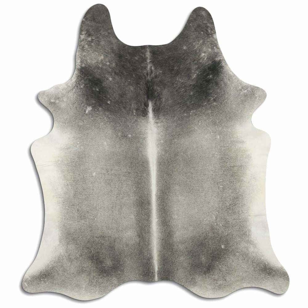 Authentic Leather Hides, Cowhide Area Rug, Gray