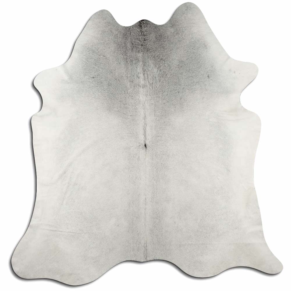 Authentic Leather Hides, Cowhide Area Rug, Gray