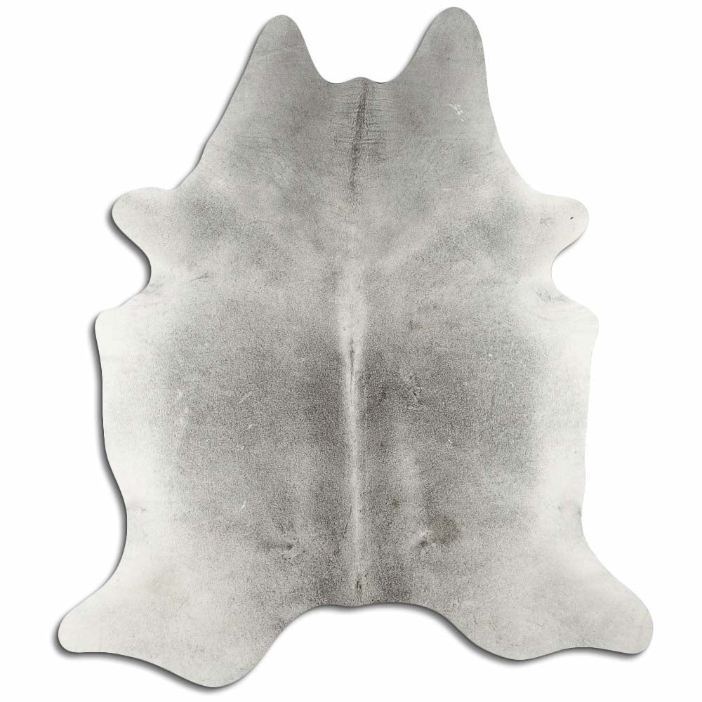 Authentic Leather Hides, Cowhide Area Rug, Gray