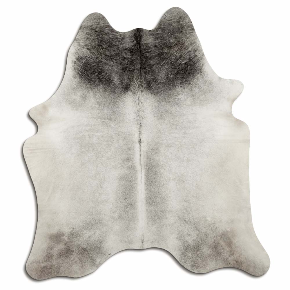 Authentic Leather Hides, Cowhide Area Rug, Gray