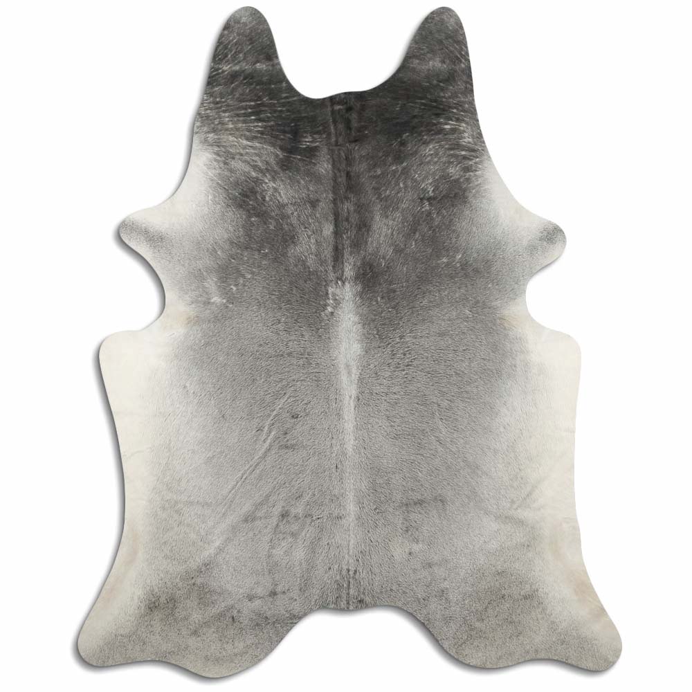 Authentic Leather Hides, Cowhide Area Rug, Gray