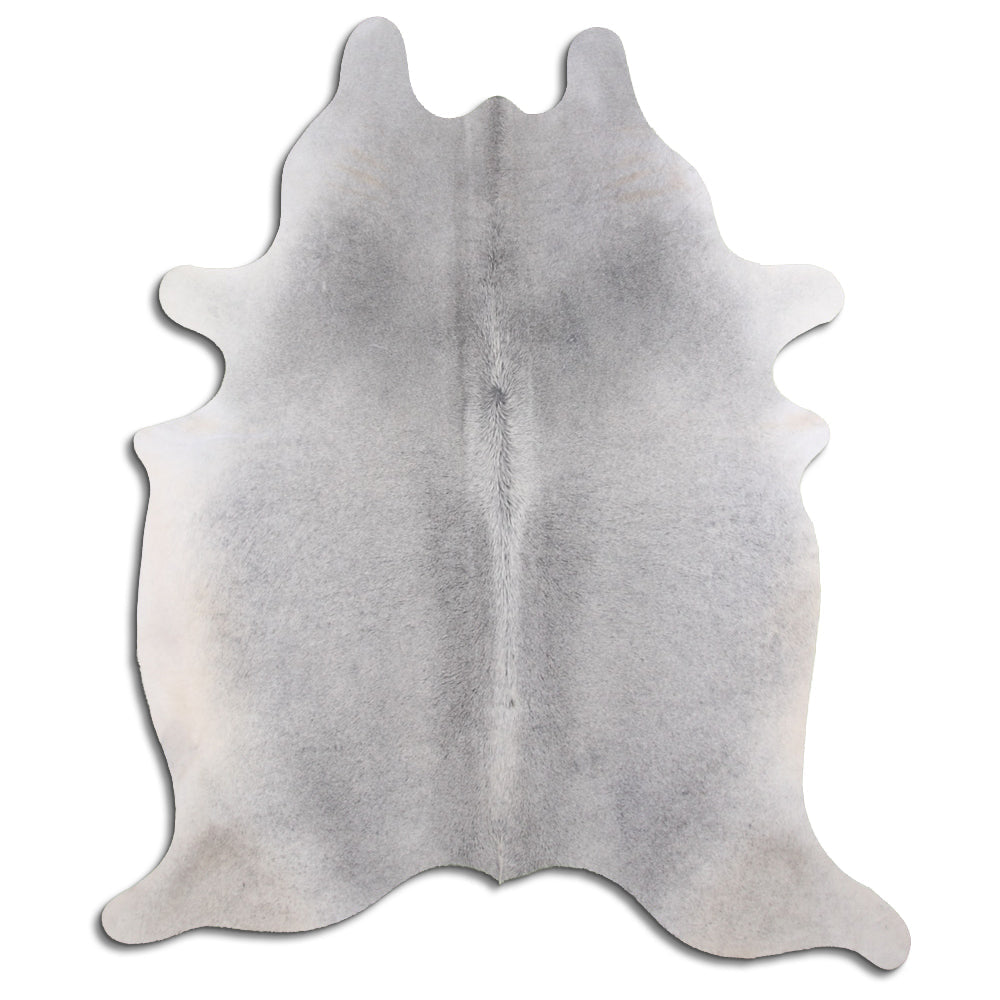 Authentic Leather Hides, Cowhide Area Rug, Gray