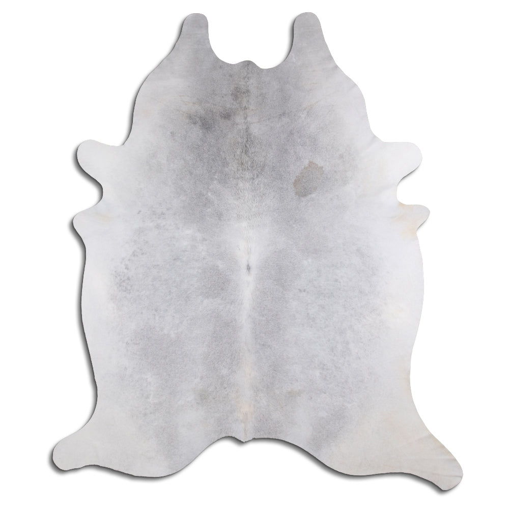 Authentic Leather Hides, Cowhide Area Rug, Gray