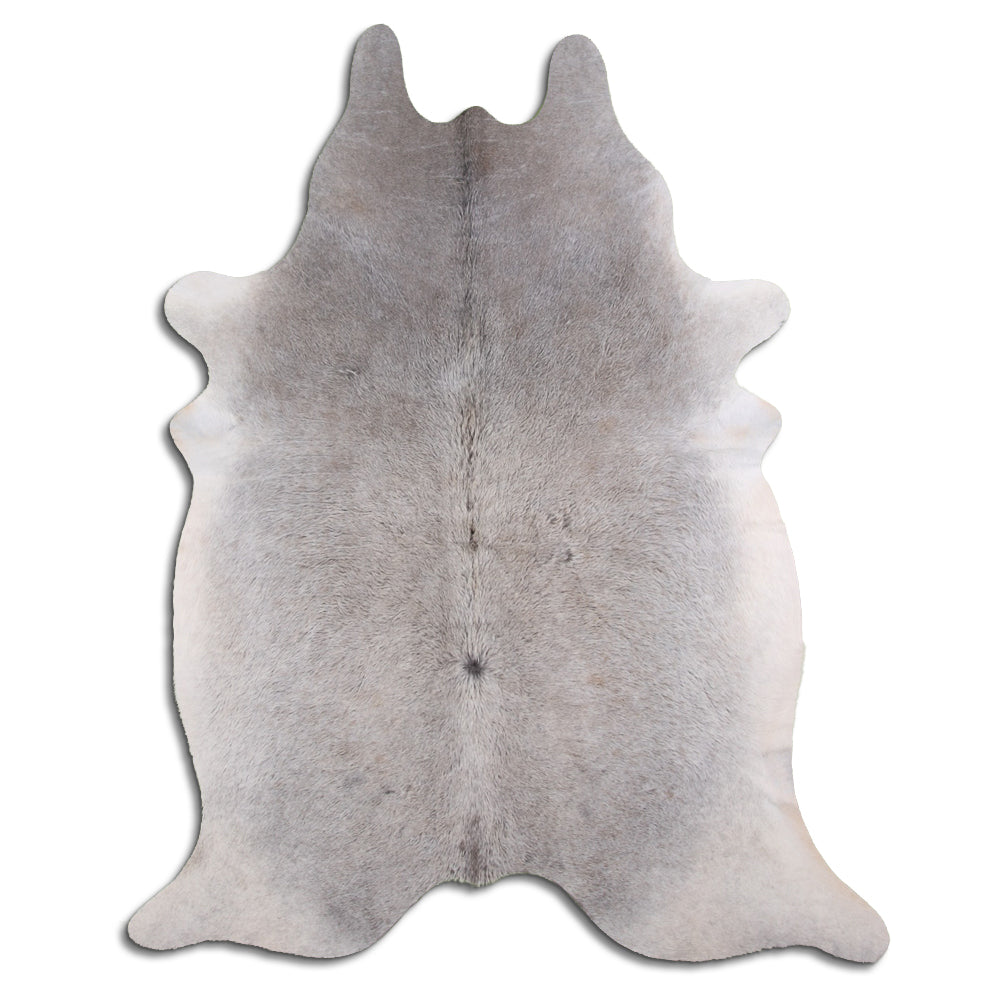 Authentic Leather Hides, Cowhide Area Rug, Gray