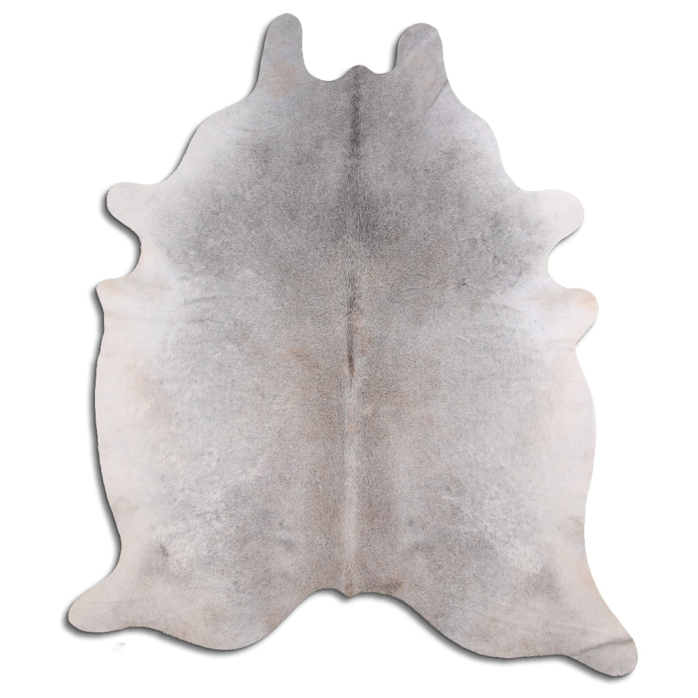 Authentic Leather Hides, Cowhide Area Rug, Gray