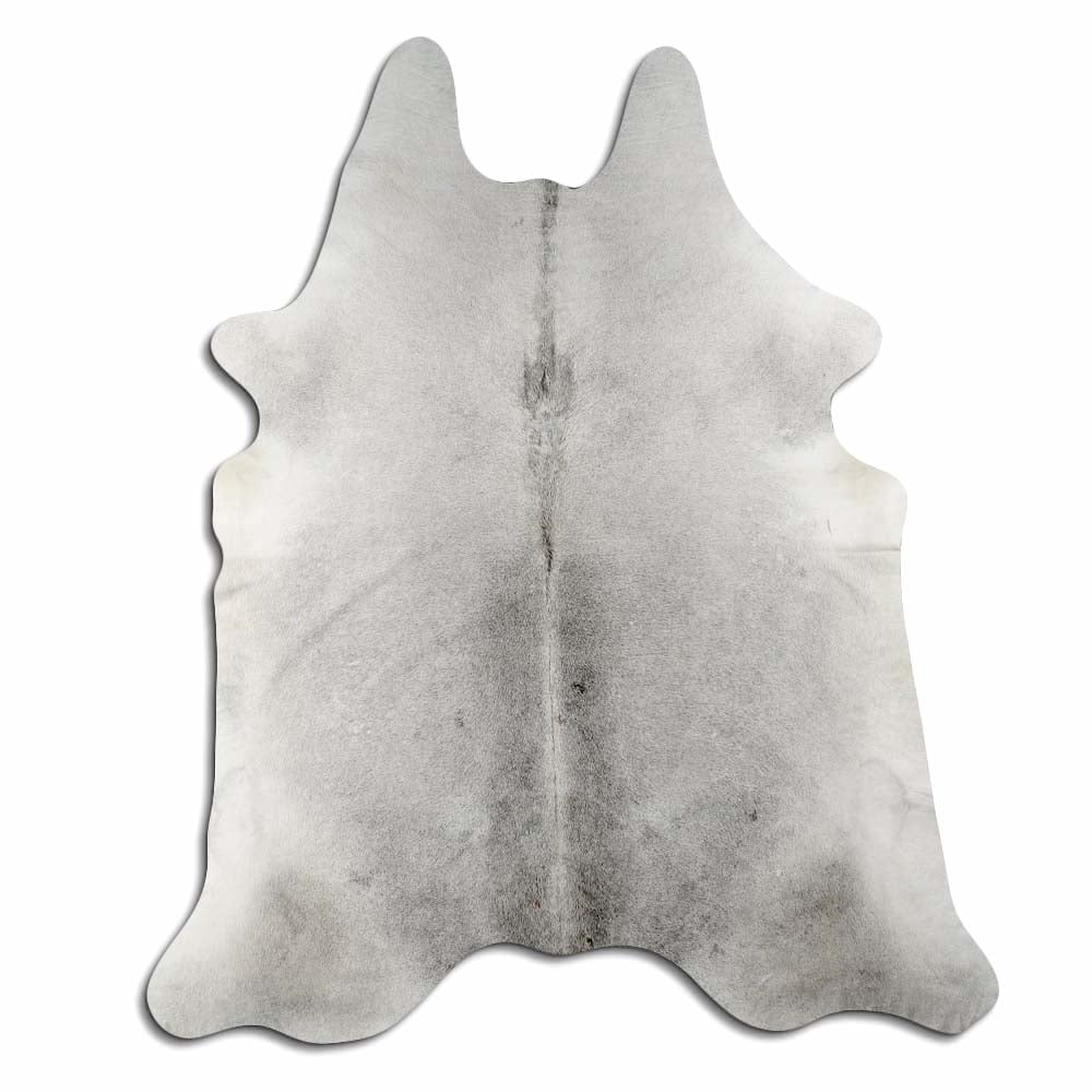 Authentic Leather Hides, Cowhide Area Rug, Gray