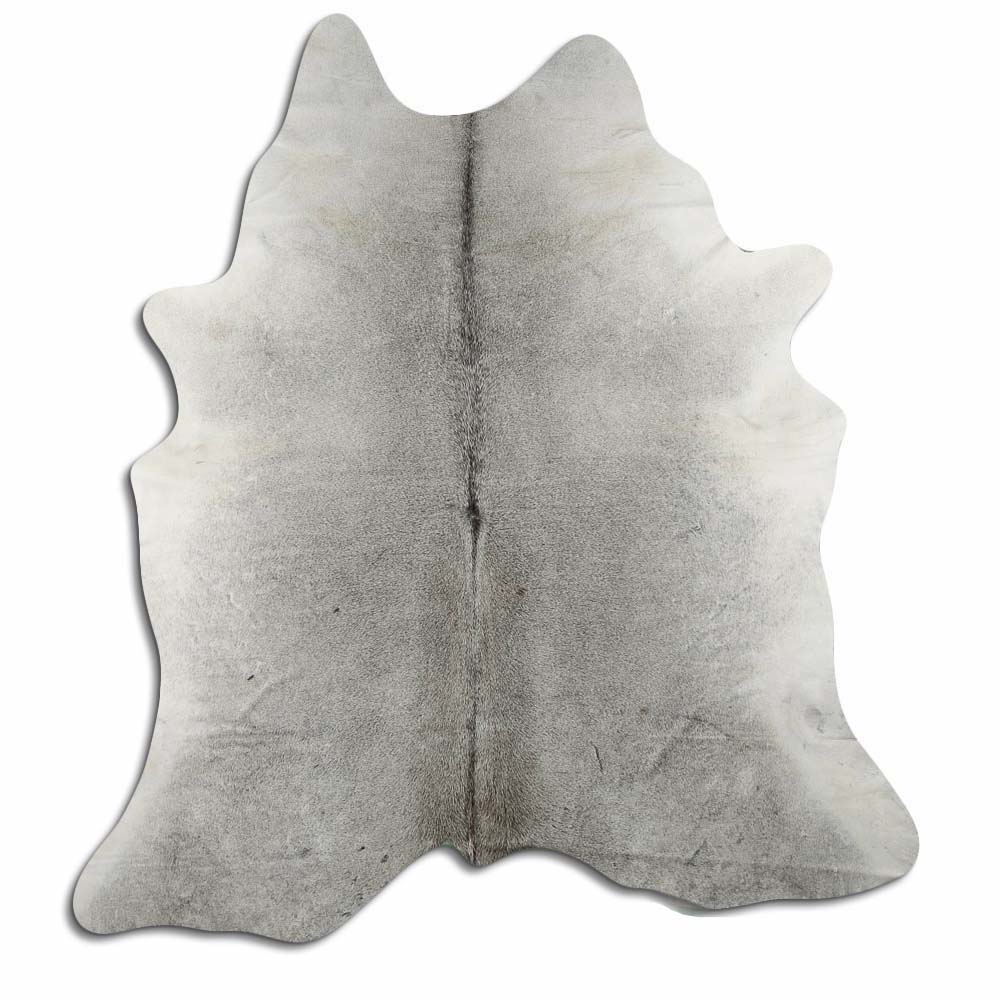 Authentic Leather Hides, Cowhide Area Rug, Gray