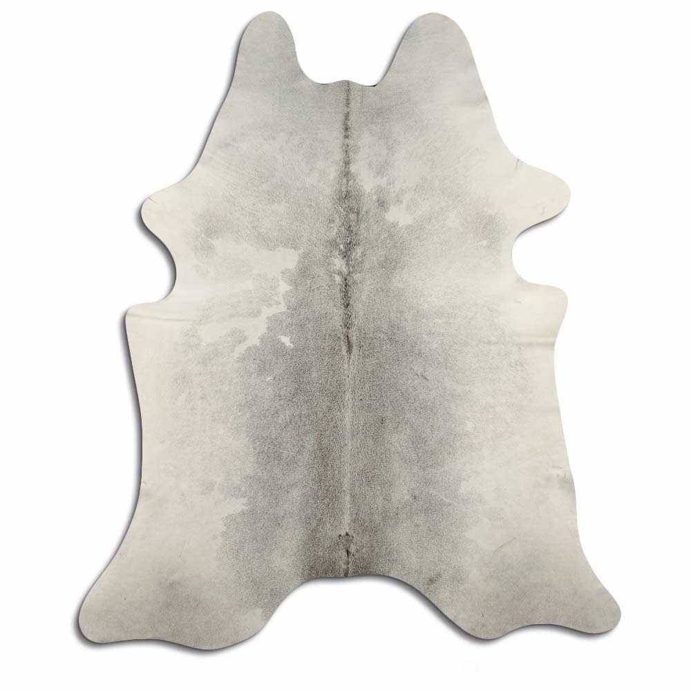 Authentic Leather Hides, Cowhide Area Rug, Gray