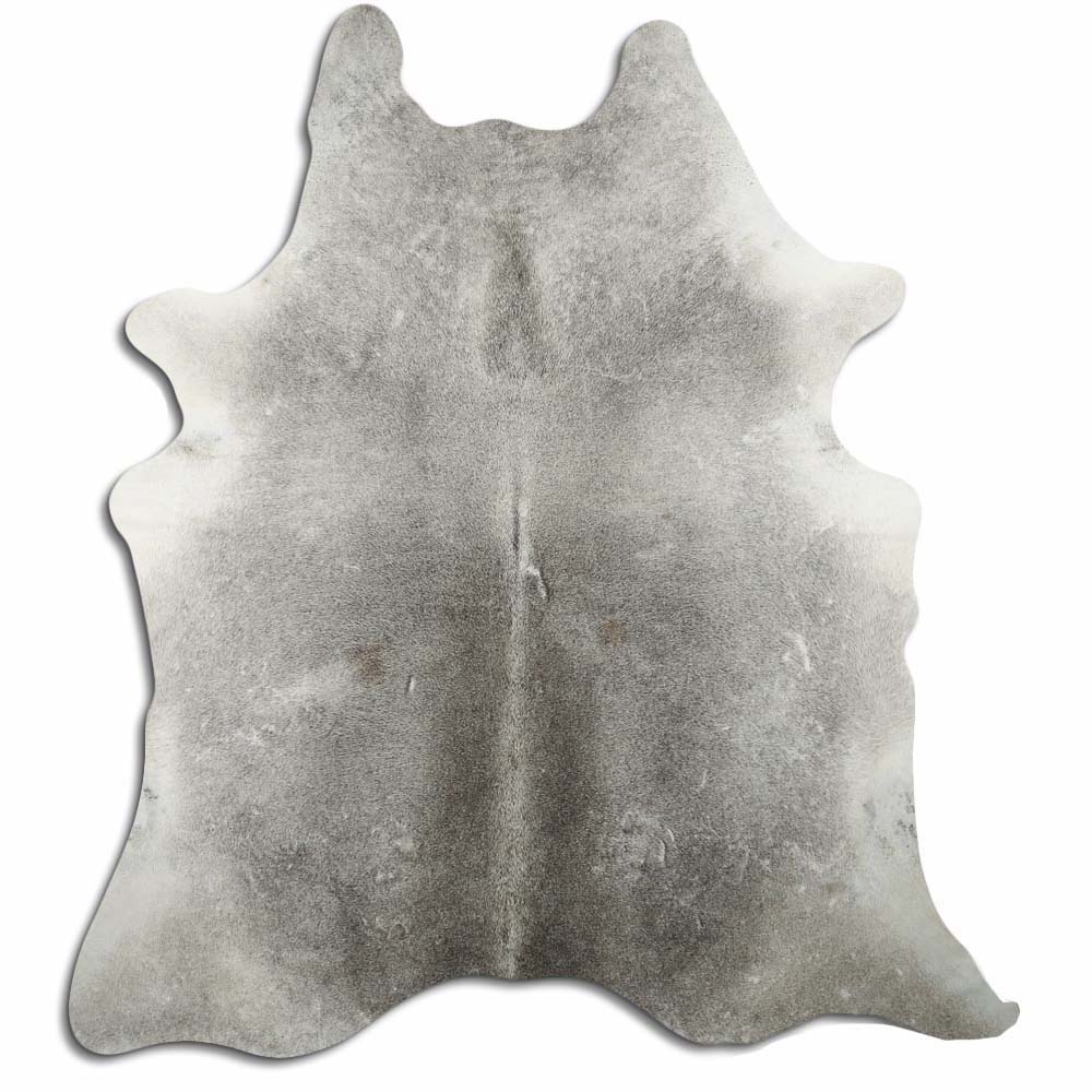 Authentic Leather Hides, Cowhide Area Rug, Gray