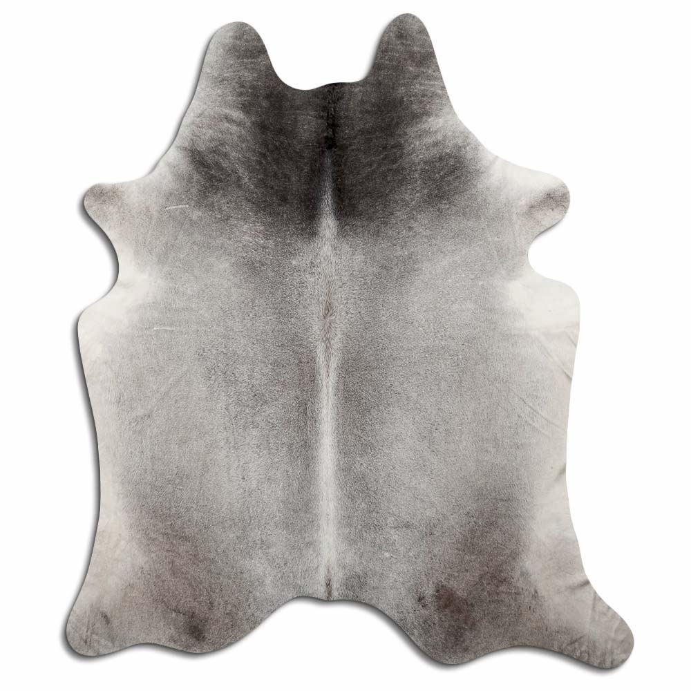 Authentic Leather Hides, Cowhide Area Rug, Gray