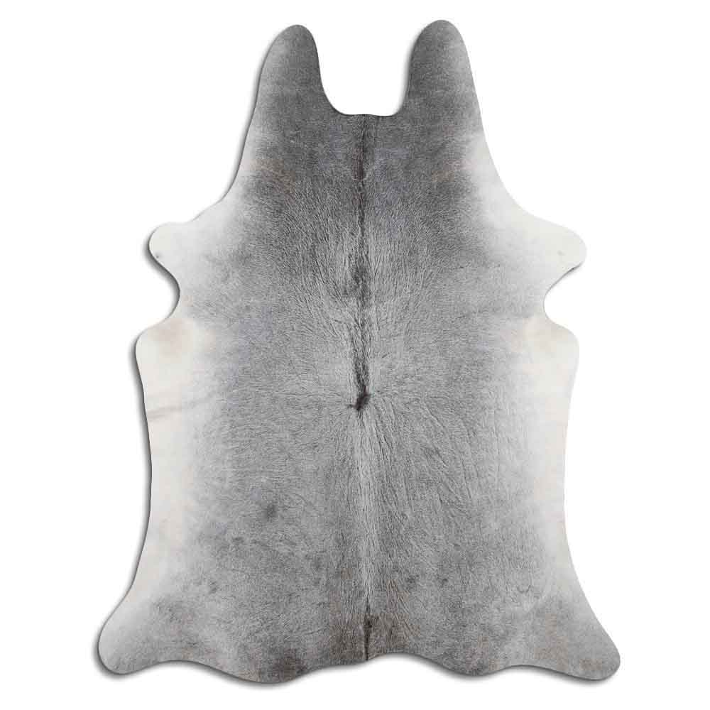 Authentic Leather Hides, Cowhide Area Rug, Gray