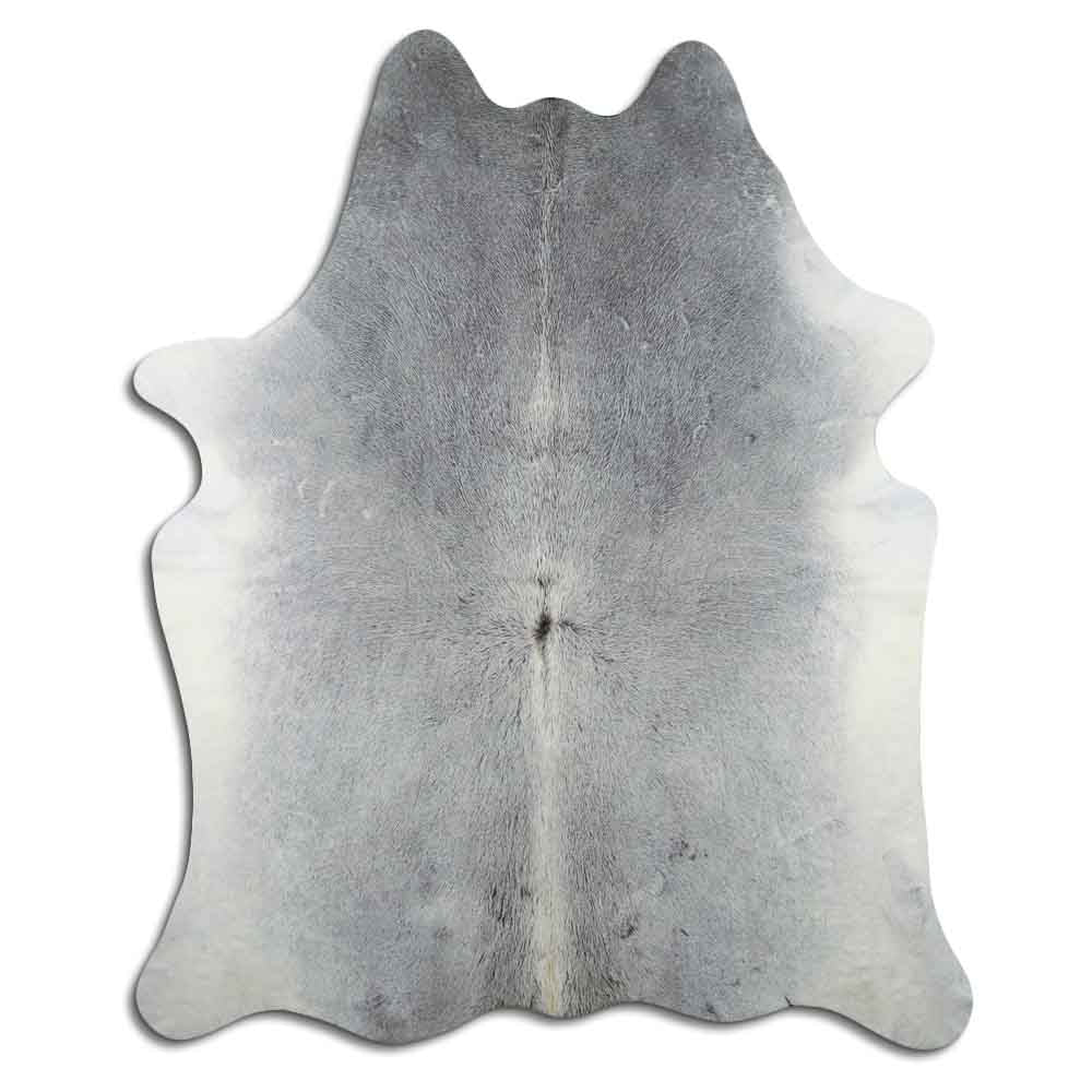 Authentic Leather Hides, Cowhide Area Rug, Gray