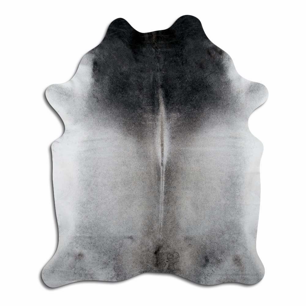 Authentic Leather Hides, Cowhide Area Rug, Gray