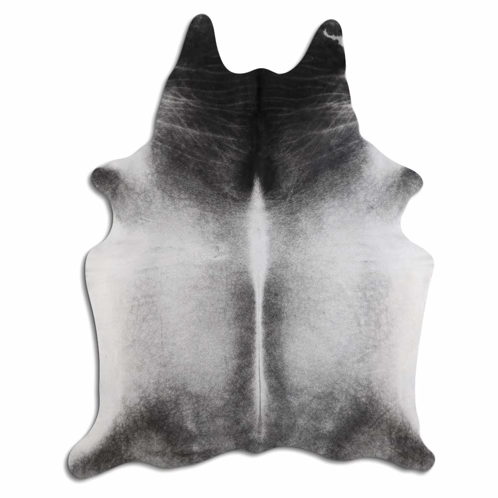 Authentic Leather Hides, Cowhide Area Rug, Gray