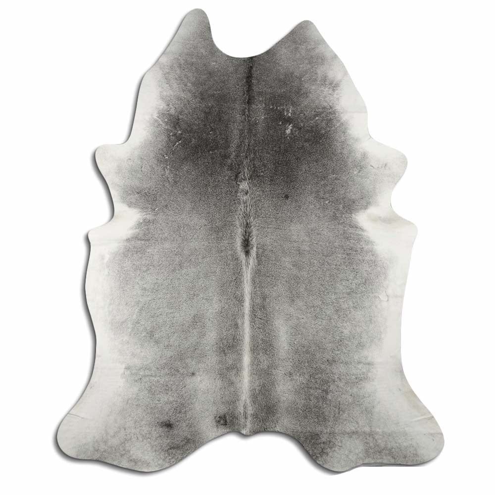 Authentic Leather Hides, Cowhide Area Rug, Gray