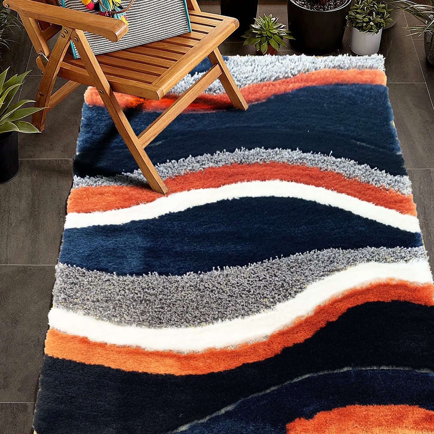 S.V.D. Miasma Area Rug, Assorted Multicolor