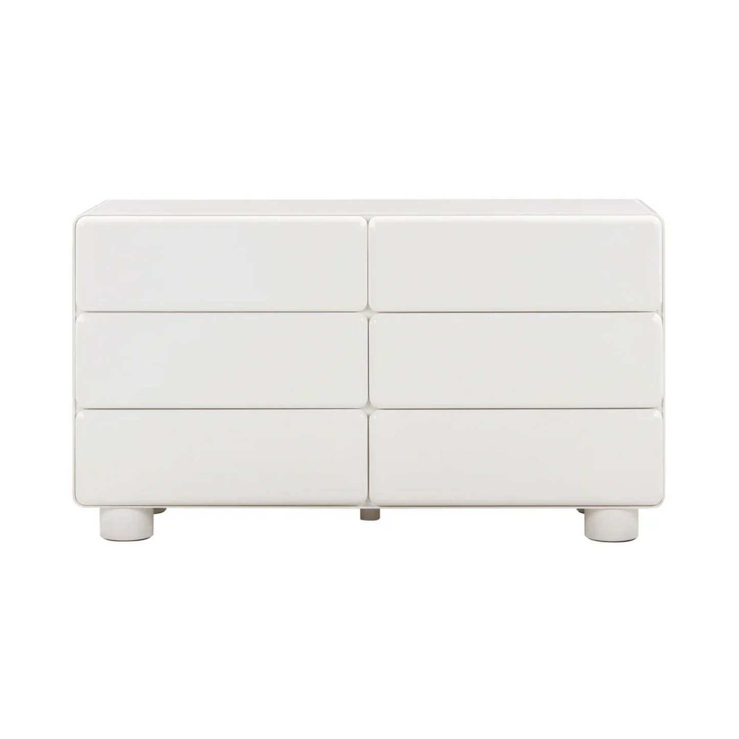 Livvy 6-Drawer Dresser, White