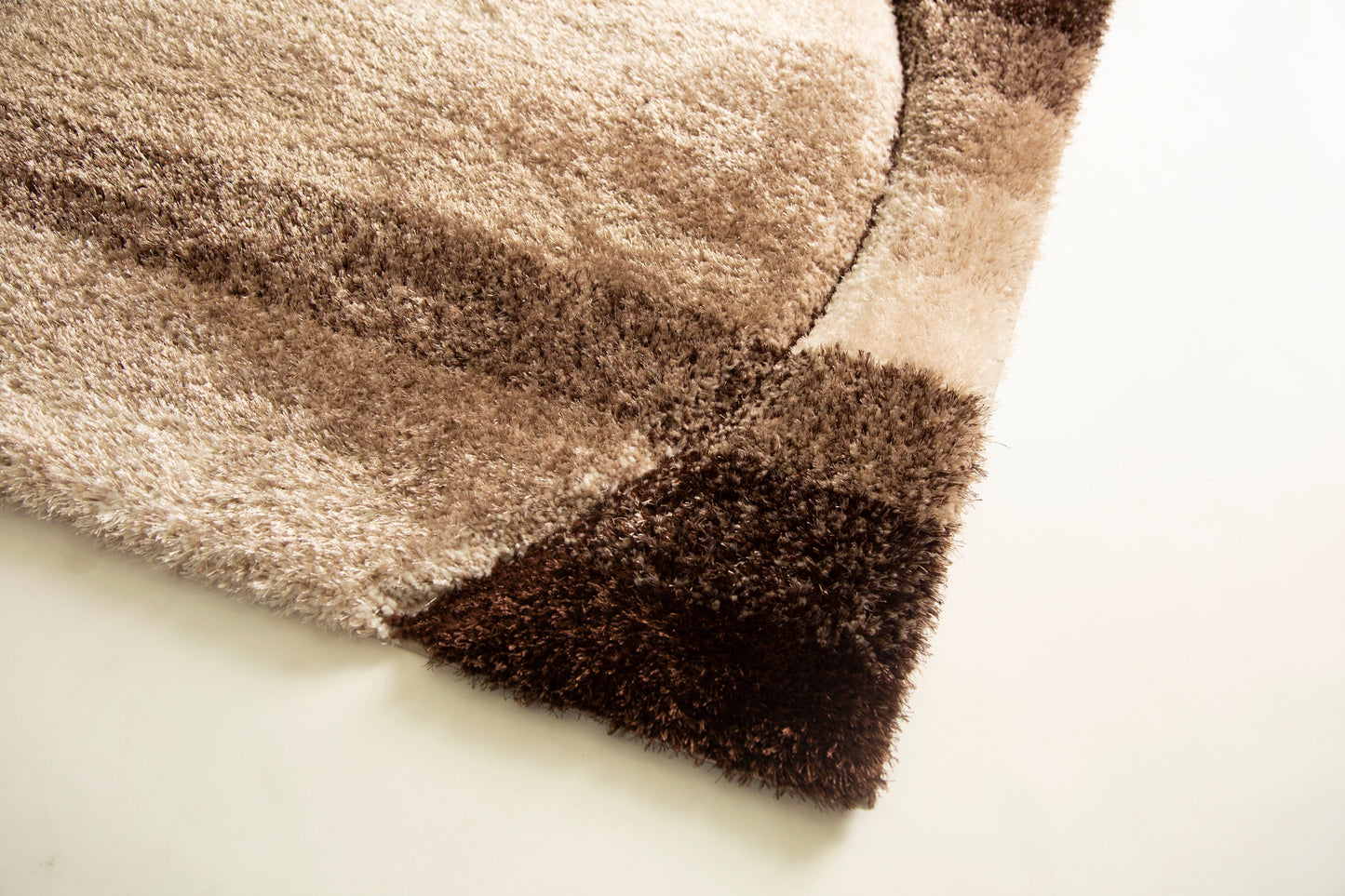 Sorrento 3D Pole Shift Shag Area Rug, Earth