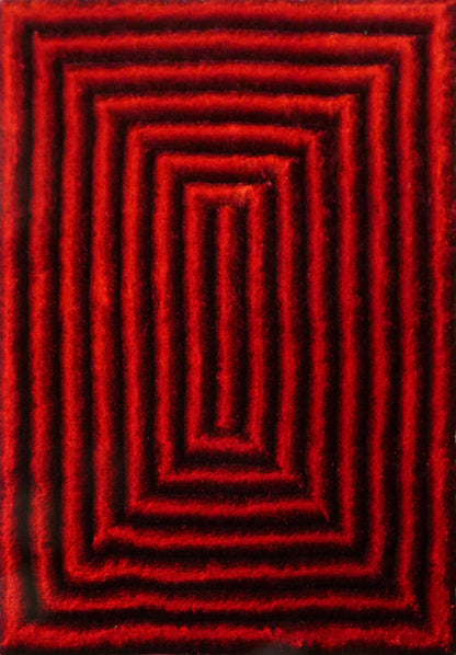 Soft Three Dimensional Polyester Viscose Hand Tufted 3D 305 Shag Area Rug by Rug Factory Plus - Rug Factory Plus