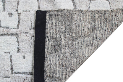 Finite Mosaics, Dancing Echoes Area Rug, Gray & Beige