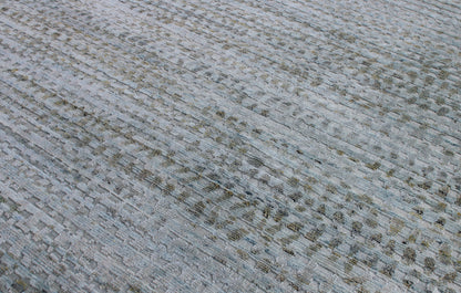 Finite Mosaics, Effervescence Area Rug, Gray & Teal