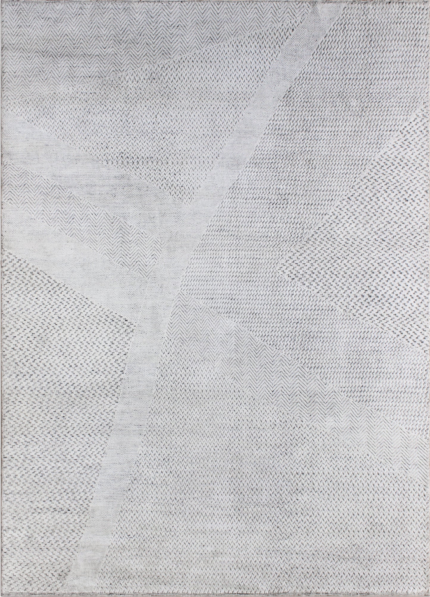 Finite Mosaics, Temporal Web Area Rug, Ivory