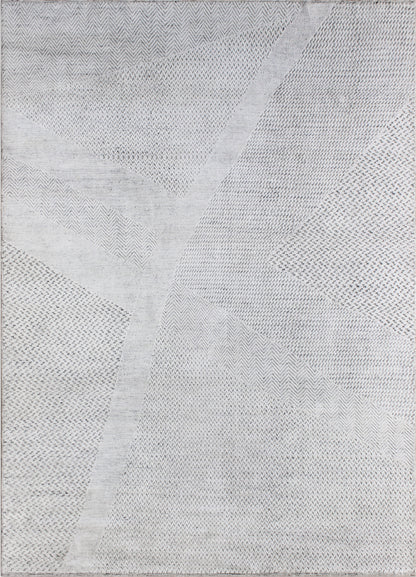 Finite Mosaics, Temporal Web Area Rug, Ivory